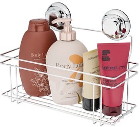 Raft pentru baie argintiu autoadeziv din metal Bestlock Bath – Compactor