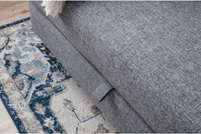 Canapea gri închis extensibilă 210 cm Eva – Balcab Home