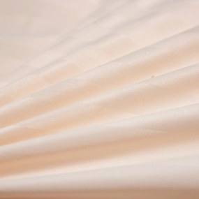 Lenjerie de pat hoteliera din microfibra JASMINE sampanie - dunga 2 cm Dimensiune lenjerie de pat: 70 x 90 cm | 140 x 200 cm