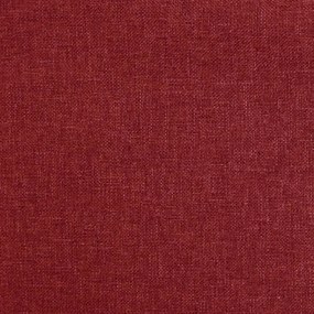 Scaune de bucatarie, 4 buc., rosu vin, material textil 4, Bordo