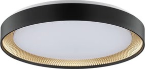 Brilliant - Plafonieră LED dimabilă WALDO LED/36W/230V, negru/auriu + telecomandă