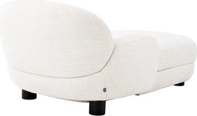 Pat de zi tip sezlong design LUX Udine, Lyssa off-white