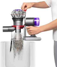 Aspirator vertical Dyson V8 Absolute SV25 476547-01, 115AW, 0,54 l, 3 moduri, Fara pierderi de putere, Golire igienica, Filtrare complet etansa, Argintiu/Portocaliu