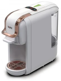 Espressor cafea macinata si capsule 8in1 Oliver Voltz OV51171M8R, 1450W, 19 bar, Alb/Auriu