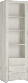 Biblioteca ANGEL TIP 11, alb, PAL melaminat, 56x40x191 cm