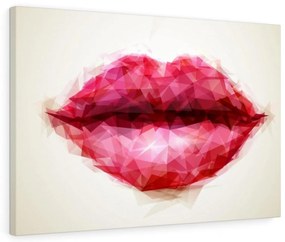 Tablou canvas Pixel Lips 120x80 cm