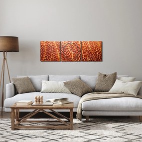 Tablou - Detaliu de textură (cu ceas) (90x30 cm)