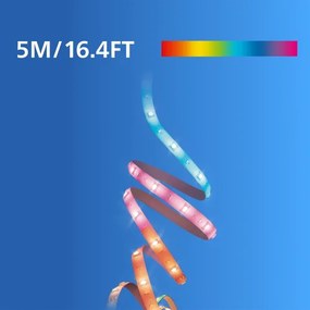 Philips - Bandă LED RGBIC reglabilă SMART STRIP 2x5m LED/21W/230V 2700/6500K Wi-Fi