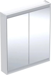 Dulap cu oglinda Geberit One ComfortLight 75 cm alb
