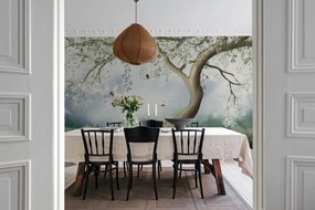 Fototapet, Tree of Dreams, White, Rebel Walls