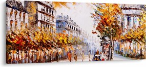 Tablou - Strada din Paris (120x50 cm)