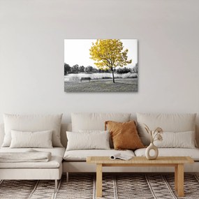 Tablou - relaxare în parc (70x50 cm)