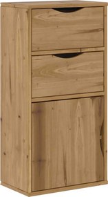 vidaXL Dulap lateral cu sertare „ODDA” 40x24x79 cm lemn masiv de pin