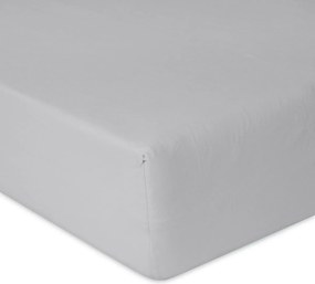 Matex Bamboo cearșaf impermeabil gri deschis, 80 x 160 cm