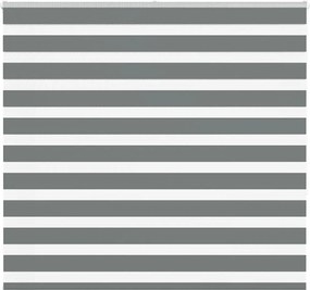 vidaXL Jaluzea tip zebra gri închis lățime țesătură 155,9 cm poliester