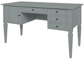 Birou elegant Ines gri L132 cm