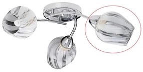 Abajur de rezervă din sticlă pentru lustră Rabalux 2969 DANILA E27