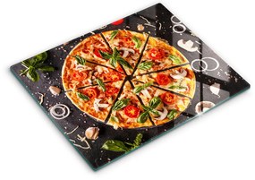 Placă protecție plita Pizza cu ciuperci