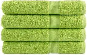 vidaXL Prosoape de saună premium SOLUND 4 buc. verde 80x200 cm 600 gsm