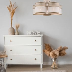 Lustr ANDREA 5xE27/60W/230V, montaj plafon, finisaj fag