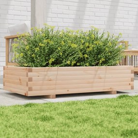 vidaXL Jardinieră de grădină, 110x60x26,5 cm, lemn masiv de pin