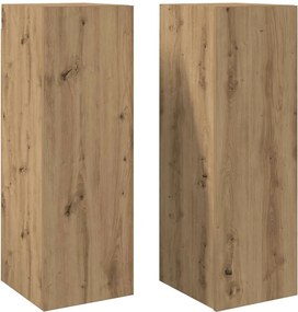 vidaXL Dulapuri TV 2 buc. stejar artizanal 30,5x30x90cm lemn prelucrat