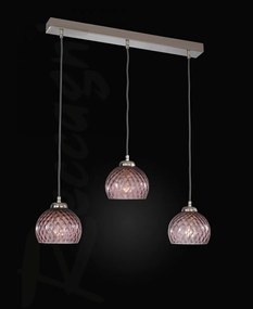 Lustra moderna cu 3 pendule design italian 10006 Amethyst