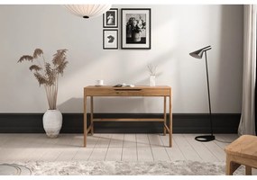 Masă de machiaj din lemn de stejar 57x110 cm Twig – The Beds