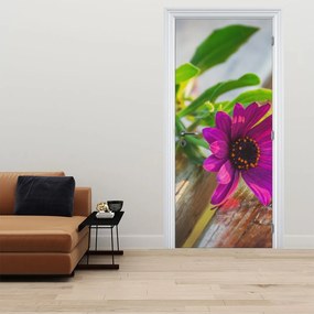 Fototapet pentru ușă - flori tăiate (95x205cm)
