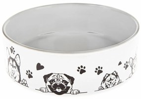 Bol ceramic pentru câini Dogs love, 15 x 5 cm