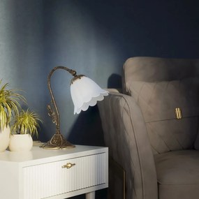 Veioza, Lampa de masa stil Art Nouveau Floral