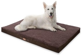 Balu, pat pentru câine, pernă pentru câine, lavabil, ortopedic, antiderapant, spumă cu memorie, dimensiunea XXL (135 × 10 × 100 cm)