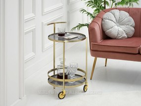 Măsuță de cafea Alfonzo (marmură gri + auriu). 1111552