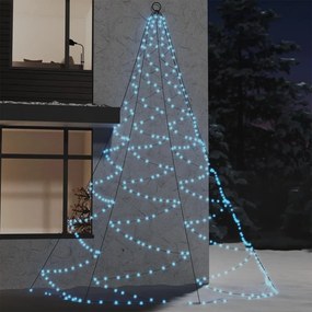 vidaXL Brad perete cârlig metalic 720LED alb rece 5m interior/exterior