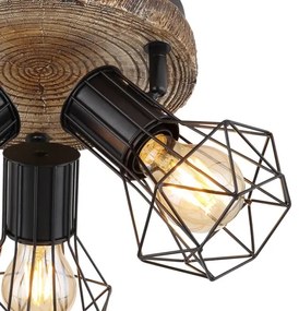 Spot PRISKA 3xE27/60W/230V Globo 54017W-3