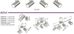 Aplica/Spot directionabil stil minimalist ALLVI nickel