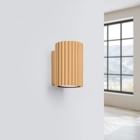 Aplică de perete aurie Gleam – Sollux