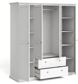 Șifonier alb 181x201 cm Paris – Tvilum