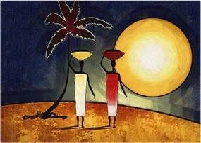Tabloul picturii străvechi (70x50 cm)