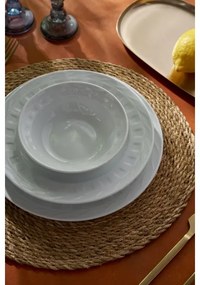 Set de masă 18 piese alb/porțelan