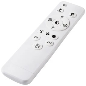 Plafonieră LED cu ventilator FARGO LED/37W/230V alb + telecomandă