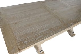 Masa dining extensibila, din lemn reciclat, Elora