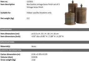 Set de 3 vase decorative design LUX Gaston