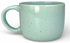 Cana cafea, Artizan Mineral Azur, glazura lucioasa, 400ml