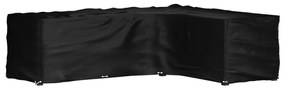 vidaXL Husă mobilier de grădină în formă de L 16 ocheți, 260x210x80 cm