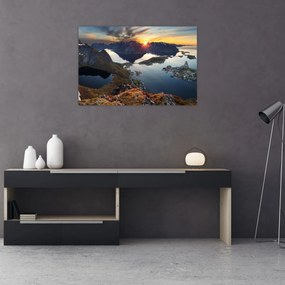 Tablou - Peisaj montan, Norvegia (90x60 cm)