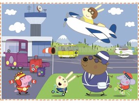 Trefl Puzzle Peppa Pig: Amintiri de vacanță, 4in1