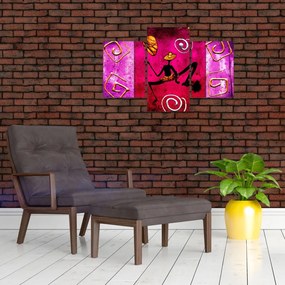 Tablou picturii istorice pe perete (90x60 cm)