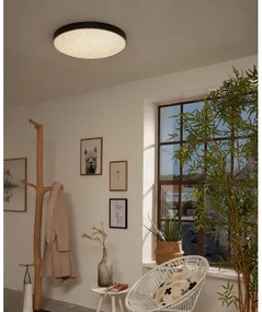 Plafonieră LED Briloner 7075-415 STAR SKY LED/24,5W/230V d. 38 cm negru