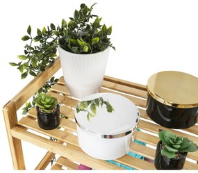 Raftier din bambus G21, 3 etajere, 3 etaje